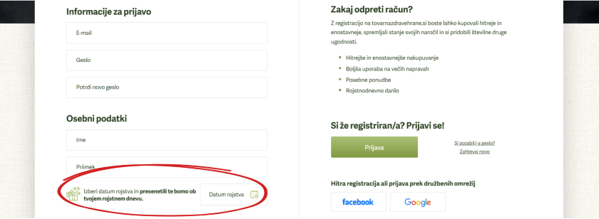 Rojstnodnevno darilo Tovarna Zdrave Hrane_navodila
