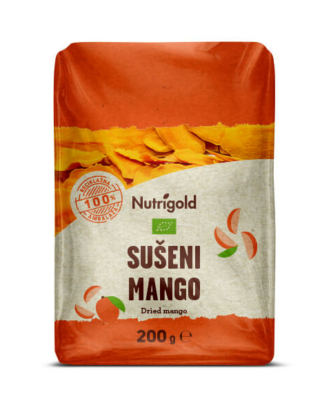 Suhi mango - Ekološki 200g Nutrigold