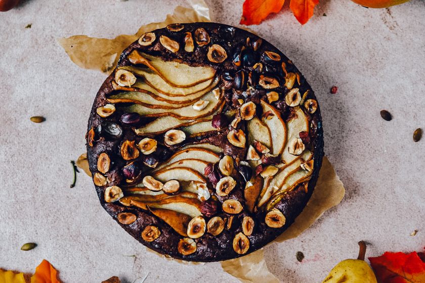 Recept za čokoladno torto s hruškami