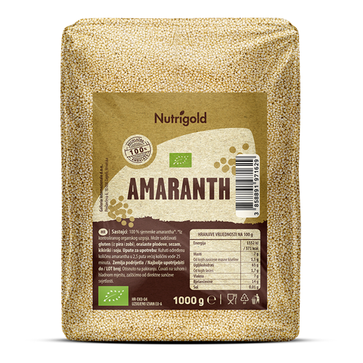 Amarant (Ščir) – Ekološki 1000 g Nutrigold