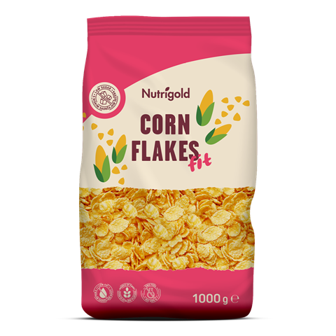 Cornflakes Fit koruzni kosmiči - 1000 g Nutrigold
