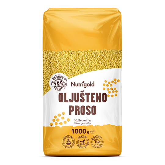 Oluščeno proso – 1000 g Nutrigold