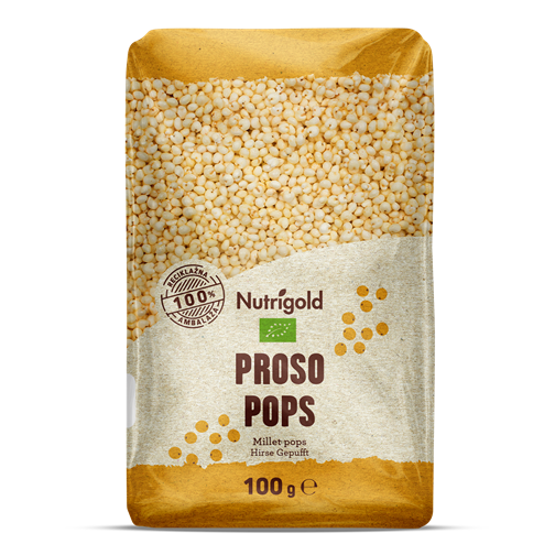 Proseni napihnjenci – Ekološki 100 g Nutrigold