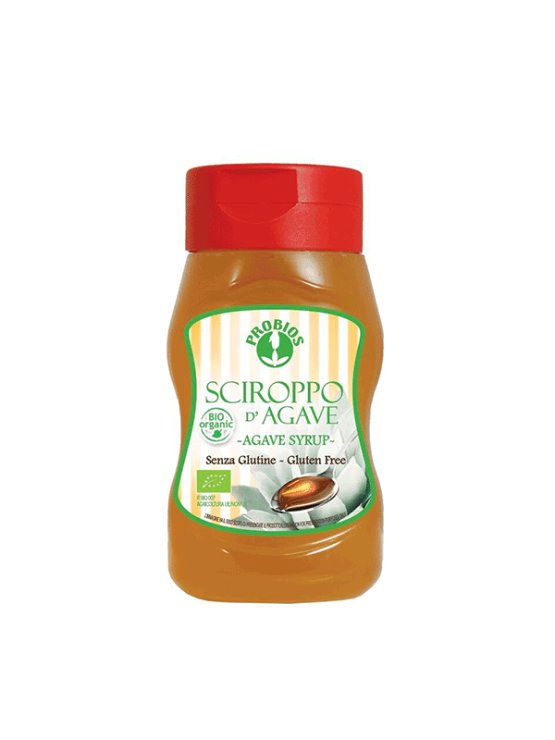 Probios ekološki agavin sirup brez glutena v plastični embalaži z dozirko, 380g.