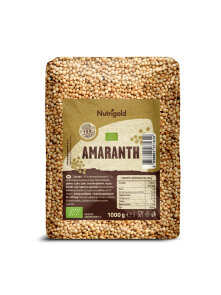 Nutrigold ekološki amarant / ščir v prozorni plastični embalaži, 1000g.