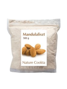 Nature Cookta Mandljeva moka v prozorni plastični embalaži, 500g.