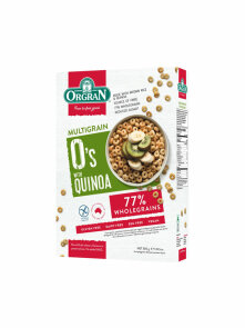 Orgran O's, kosmiči iz kvinoje v kartonski embalaži, 300g.