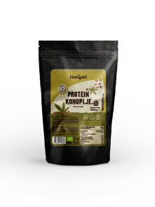 Nutrigold ekološke konopljine beljakovine v plastični embalaži, 1000g.
