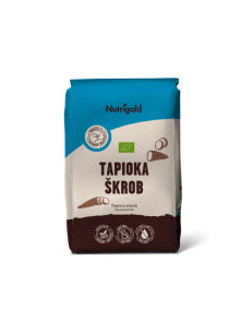 Nutrigold ekološki tapiokin škrob v rjavi papirnati embalaži,  1000g.