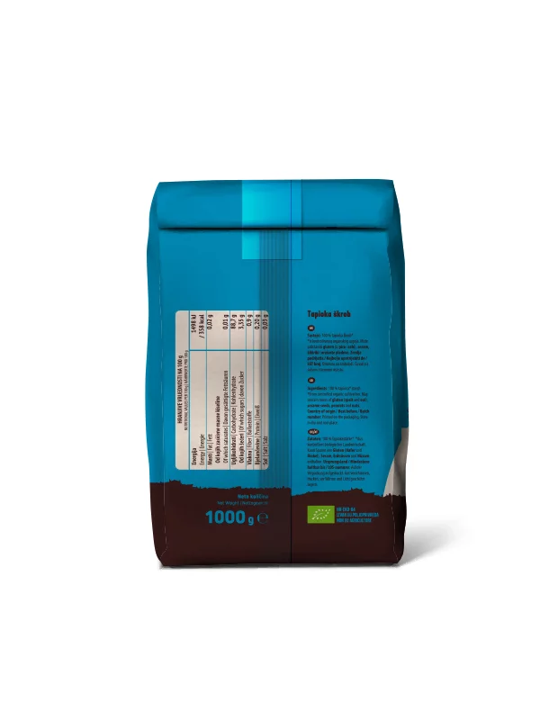 Tapiokin škrob - Ekološki 1000g Nutrigold