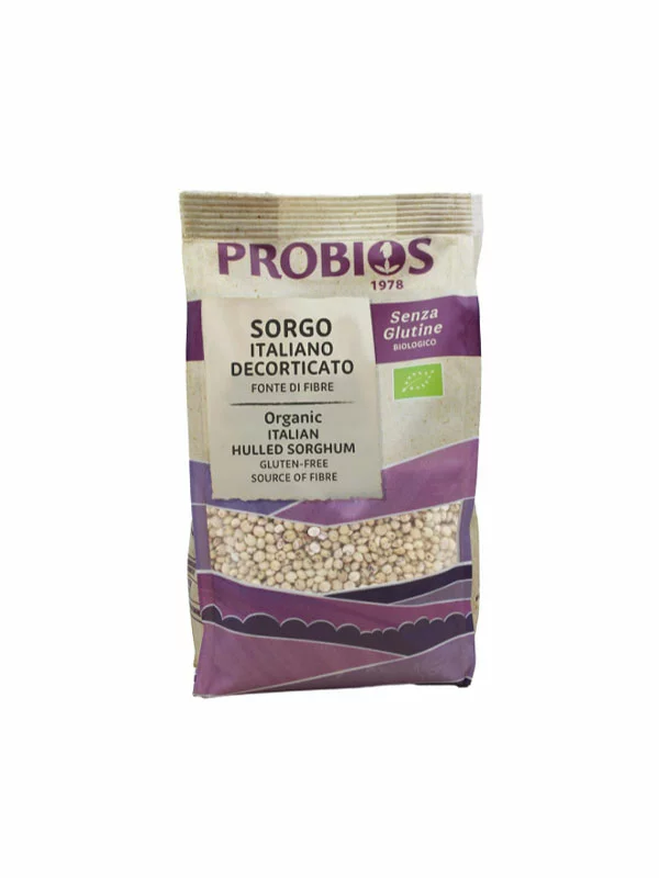 Probios sirkova kaša / oluščen sirek v plastični embalaži, 400g.