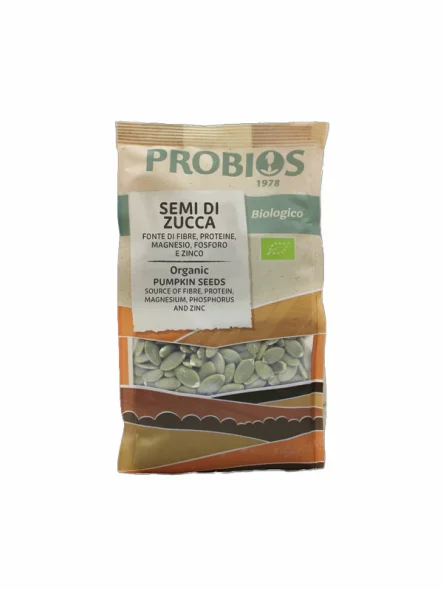 Probios ekološka bučna semena Brez glutena v plastični embalaži, 200g.