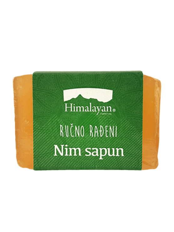 Himalayan ročno izdelano nimovo milo z zeleno etiketo, 100g.