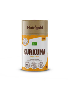 Kurkuma v prahu - Ekološka 100g Nutrigold