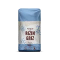 Nutrigold rižev zdrob v 1000-gramski prozorni plastični embalaži.