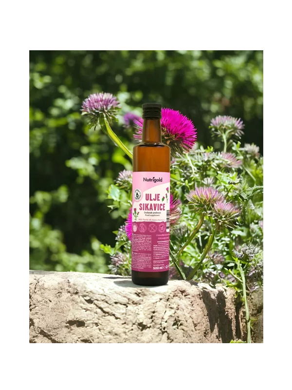 Nutrigold hladno stisnjeno olje pegastega badlja v steklenici, 500ml.