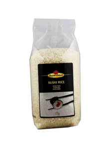 Royal Orient suši riž v prozorni plastični embalaži, 1kg.