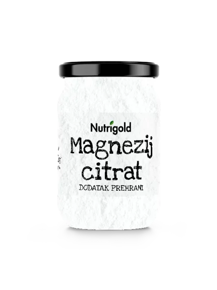 Nutrigold magnezijev citrat v kozarcu, 400g.
