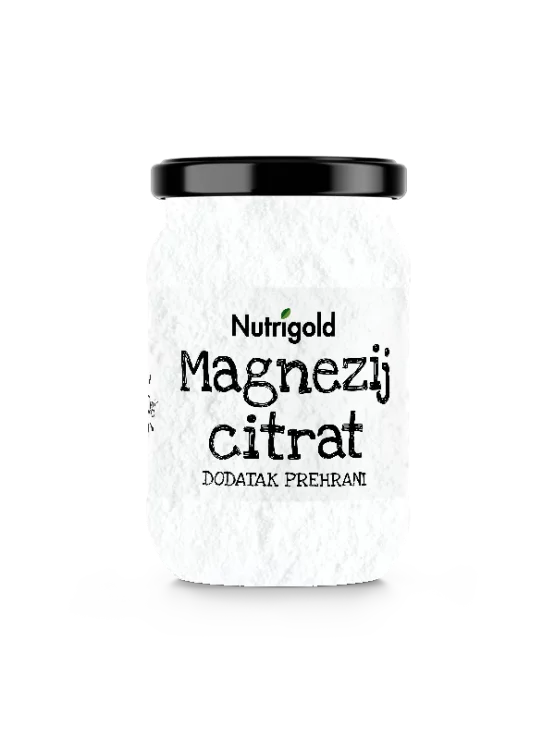 Nutrigold magnezijev citrat v kozarcu, 400g.