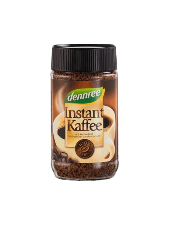 Dennree ekološka instant kava v kozarcu, 100g.