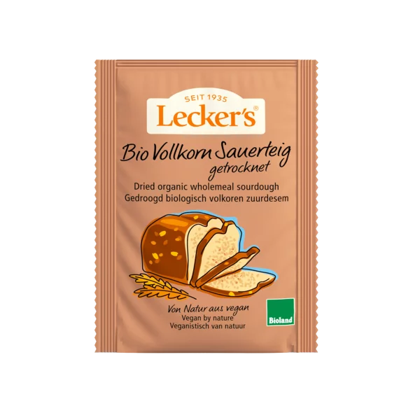 Lecker's polnozrnati rženi prašek ta kislo testo ekološki v embalaži 30g