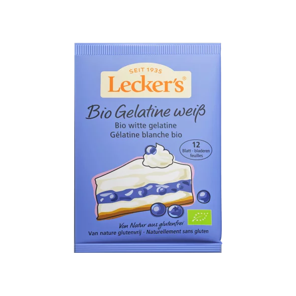 Lecker's želatina ekološka v embalaži 20g