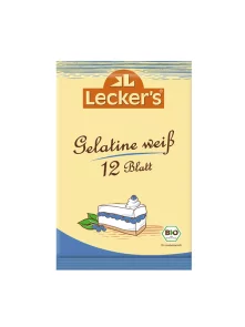 Lecker's želatina ekološka v embalaži 20g