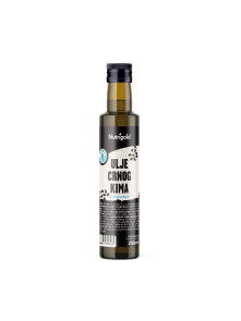Nutrigold ekološko hladno stisnjeno olje črne kumine v steklenici, 250ml.