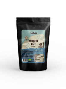 Nutrigold ekološke riževe beljakovine v plastični embalaži, 1000g.