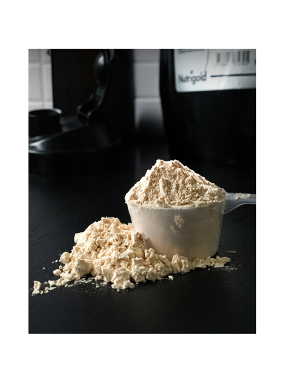 Nutrigold ekološke grahove beljakovine v plastični embalaži, 1000g.