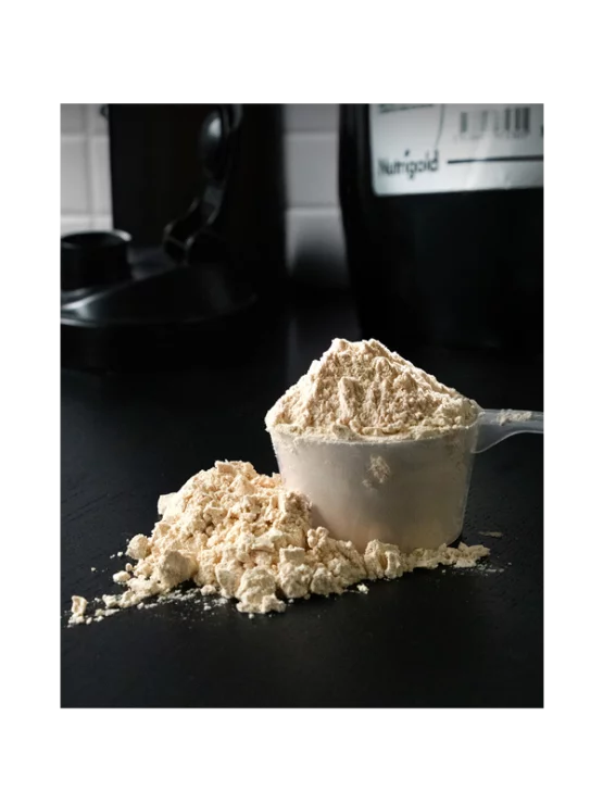 Nutrigold ekološke grahove beljakovine v plastični embalaži, 1000g.