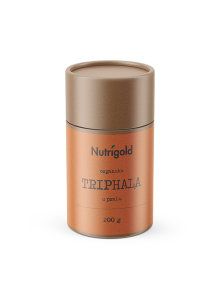 Nutrigold ekološka triphala v prahu, 200g.
