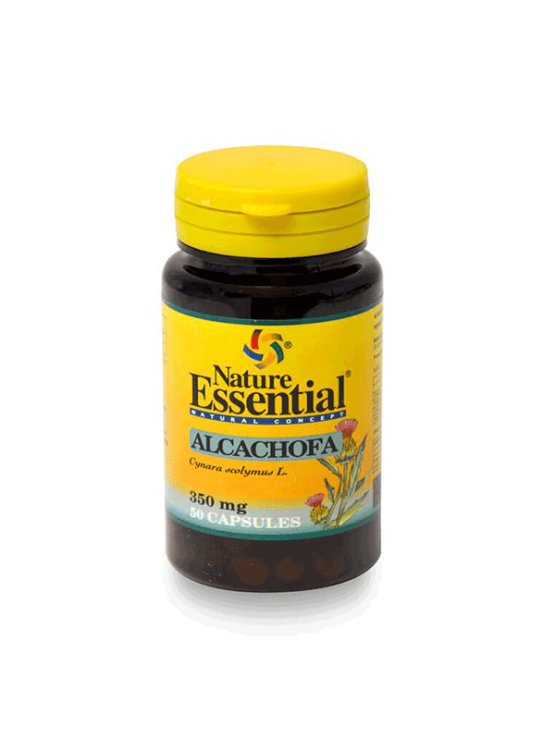 Nature Essential artičoka 350mg kapsule v plastični embalaži, 50 kapsul.