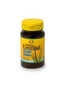Nature Essential aloe vera 250mg v plastični embalaži, 50 tablet.