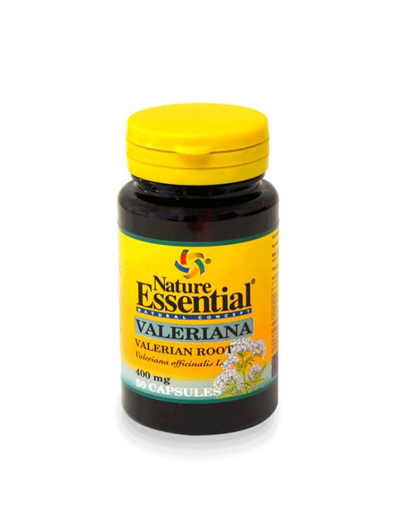 Nature Essential baldrijan 250mg v plastični embalaži, 50 kapsul.