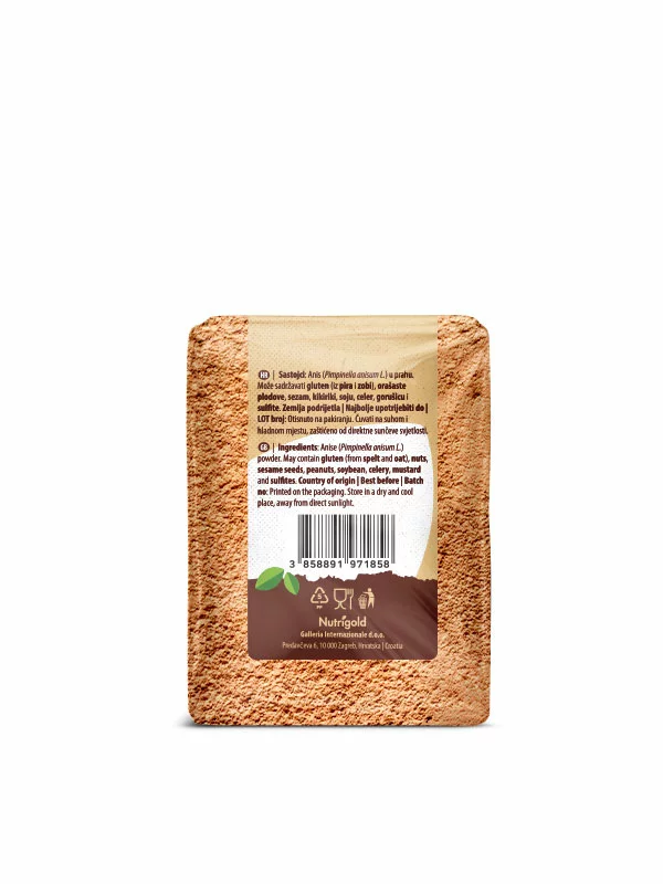 Janež v prahu – 200g Nutrigold