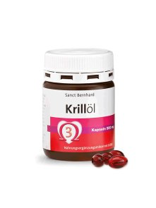 Krauterhaus kapsule s krilovim oljem 500mg v plastični embalaži, 60 kapsul.
