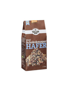 BauckHof ekološki čokoladni müsli v papirnati embalaži, 425g.