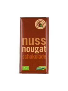 Mlečna čokolada z nougat kremo – Ekološka 100g Dennree