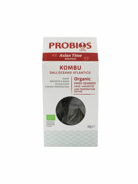 Probios ekološke kombu alge v plastični embalaži, 50g.