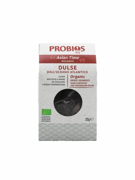 Probios ekološke dulse alge v kartonski embalaži, 25g.