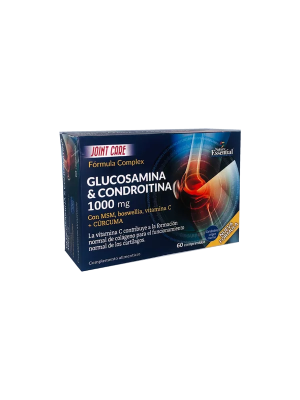 Nature Essential Glukomanan + kondroiti kapsule 1000mg v papirnati embalaži, 60 kapsul.