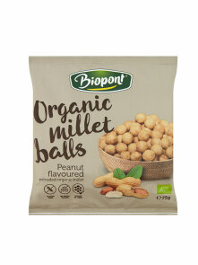 Biopont ekstrudirane kroglice iz prsa z arašidi v embalaži 75g