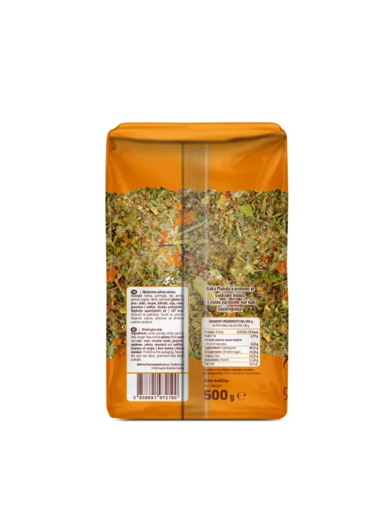 Zdrava mešanica začimb brez soli babice Mandice - 500g Nutrigold