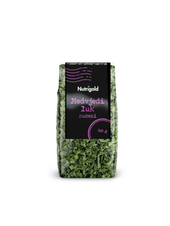 Nutrigold sušeni čemaž v rjavi embalaži, 40g.