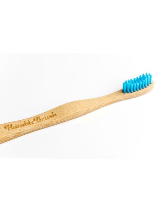 Humble brush otroška zobna ščetka z modrimi ščetinami iz 100% bambusa