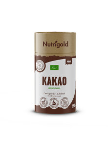 Nutrigold ekološki kakav v prahu v rjavi embalaži, 250g.