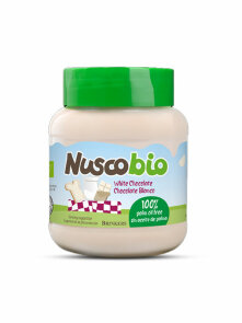 Nuscobio namaz iz bele čokolade ekološki v embalaži 400g