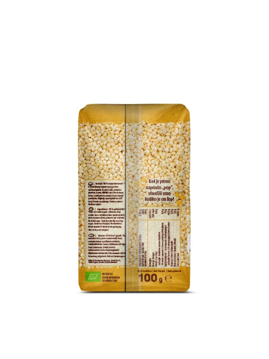 Proseni napihnjenci - Ekološki 100g Nutrigold