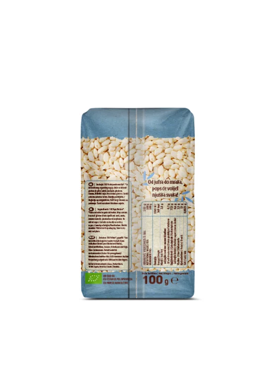 Nutrigold ekološki riževi napihnjenci, 100g.